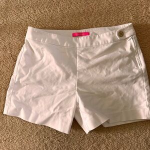 Lilly Pulitzer Alessi white shorts, size 8